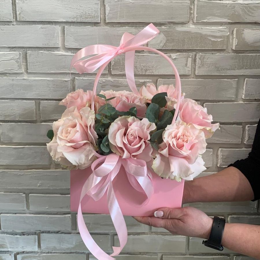 Французские розы в сумочке