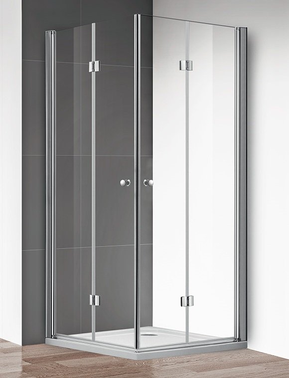 Изображение Душевой уголок CEZARES ECO-O-ASH-2-80/90-C-Cr