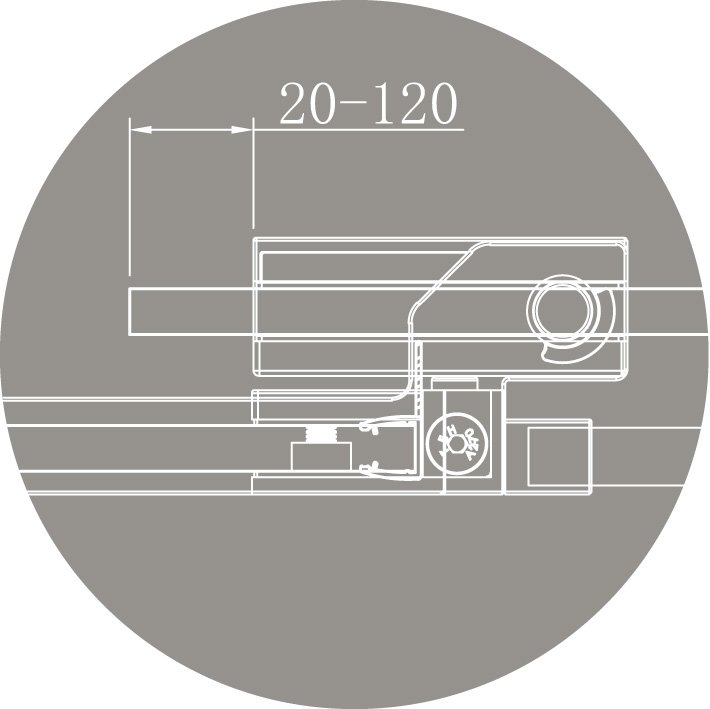 Душевой уголок CEZARES SLIDER-A-2-100/110-GRIGIO схема 9