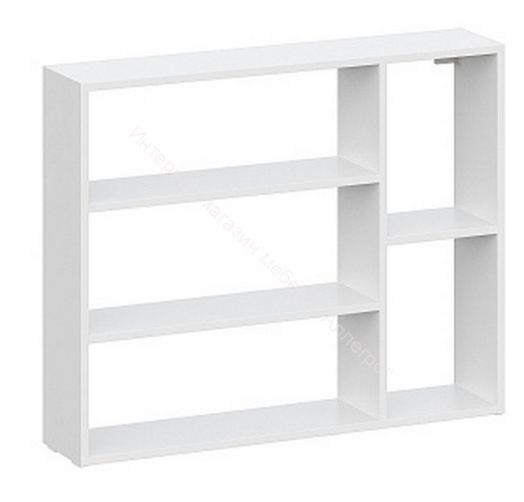 Стеллаж Анри Белый Текстурный