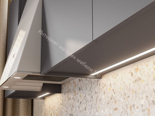 Кухонный гарнитур Денвер 1,6м Графит серый/Дуб Сонома