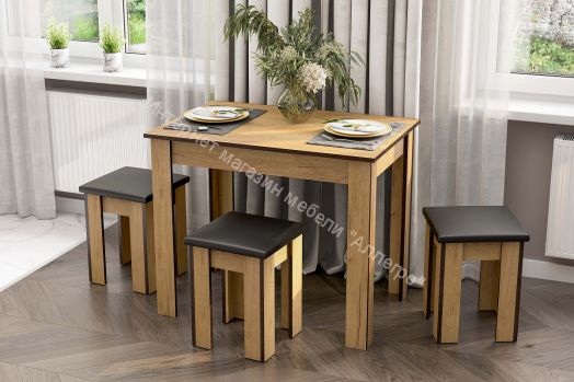 Стол обеденный СО 1 Дуб Золотой