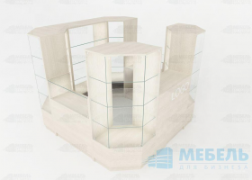 Торговый островок из ДСП 02