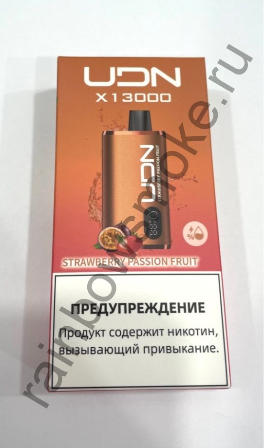 Электронная сигарета UDN X 13000 - Strawberry Passion Fruit (Клубника Маракуйя)