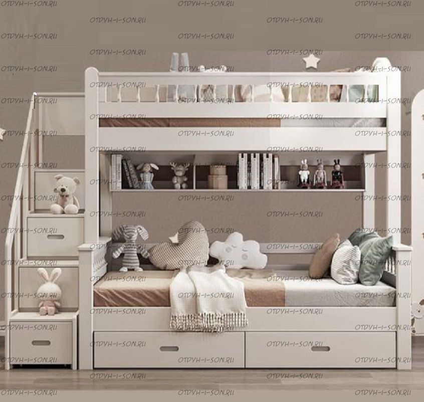 Кровать двухъярусная Лейла 347