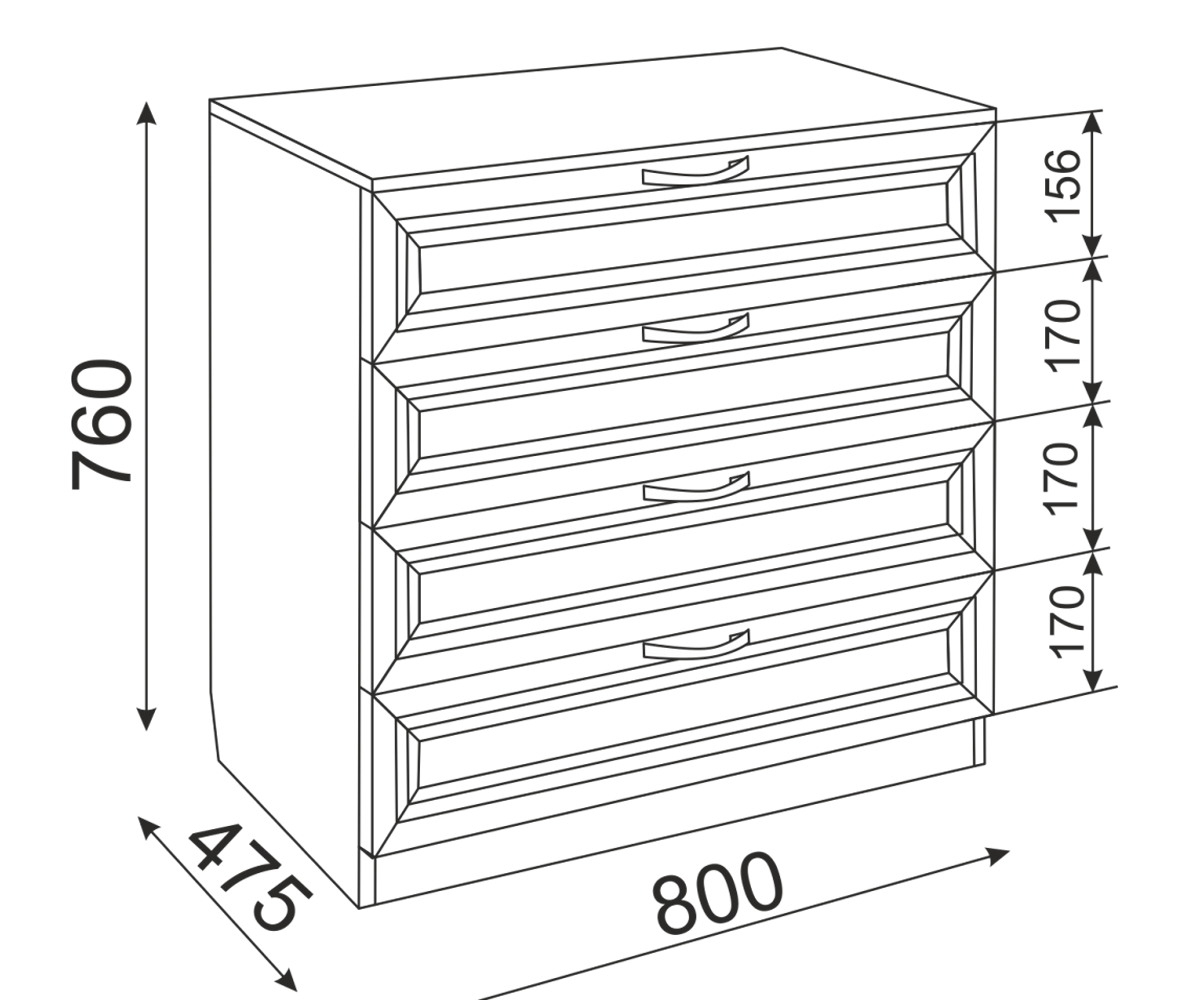 Остин М6 Комод