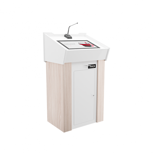 Интерактивная трибуна Wood (МДФ светлый)