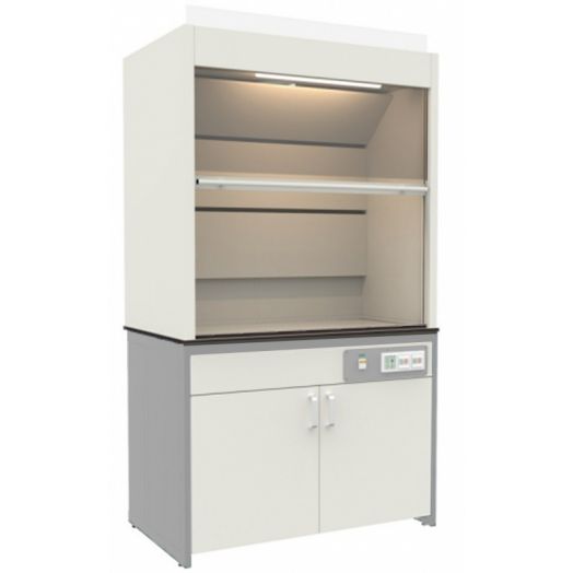 Шкаф вытяжной лабораторный, металлический (Серый)