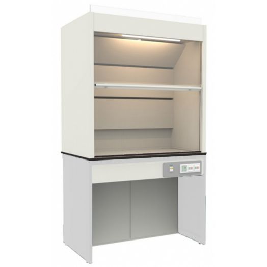 Шкаф вытяжной лабораторный, металлический без тумб (Белый)