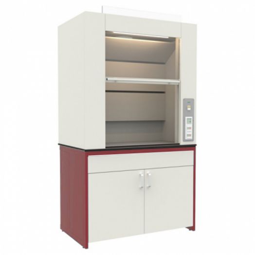 Шкаф вытяжной лабораторный,  типа А металлический (Красный)