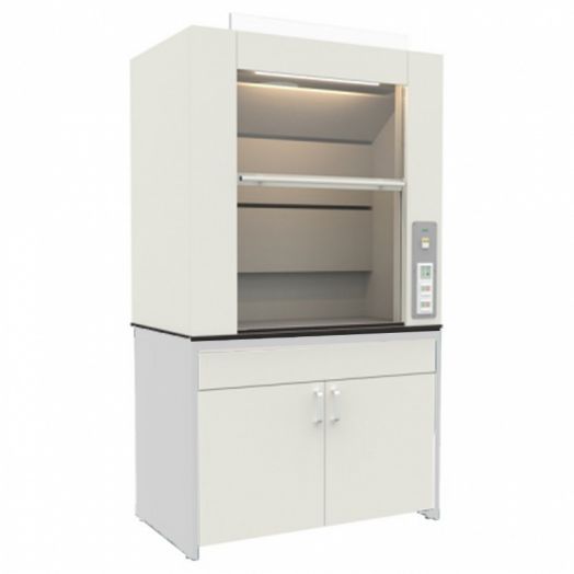 Шкаф вытяжной лабораторный,  типа А с камерой из ЛДСП (Белый)