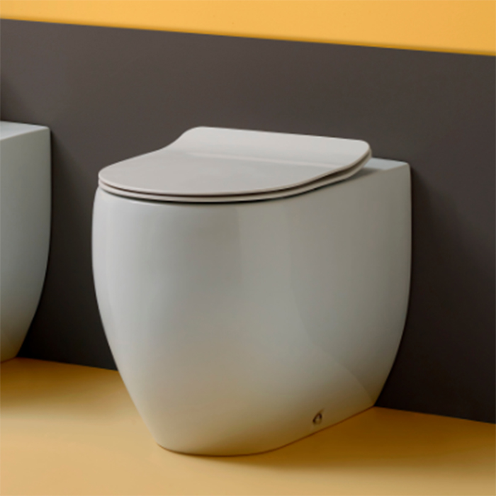 Пристенный унитаз Kerasan Flo 311601 52 см в комплекте с крепежом WB5N