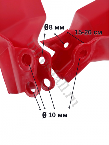 Защита рук синяя Yamaha YBR 125