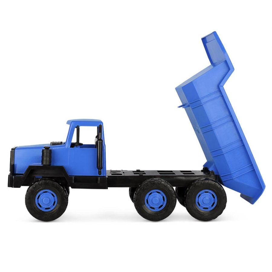 Самосвал Полярный с конструктором (в сетке, 47 см, 21 деталь)