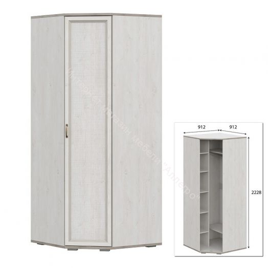 Шкаф Александрия ШК-210 Серия 3 Сосна Санторини светлый