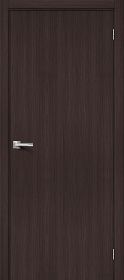 Межкомнатная Дверь с Экошпоном Bravo Браво-0 Wenge Melinga 800x2000мм (Полотно 1шт) / Браво.