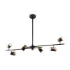 Люстра на Штанге Freya Enzo FR5201PL-06B Черный, Металл / Фрея.