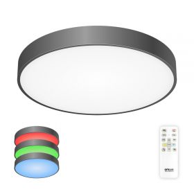 Светильник с Пультом Citilux Купер CL72495G1 LED RGB Чёрный / Ситилюкс.