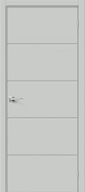 Межкомнатная Дверь Винил Bravo Граффити-1.Д Grey Pro 700x2000мм (Полотно+Коробка+5 Наличников) / Браво.
