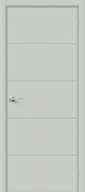 Межкомнатная Дверь Винил Bravo Граффити-2.Д Grey Pro 600x2000мм (Полотно 1шт) / Браво.