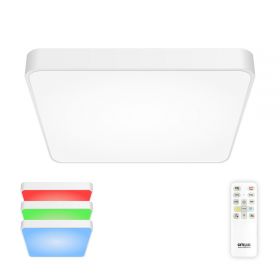 Светильник с Пультом Citilux Купер CL724K95G0 LED RGB Белый / Ситилюкс.