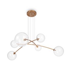Люстра Подвесная Maytoni Mood MOD172PL-06BS Золотая, Металл.