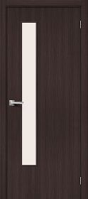 Межкомнатная Дверь с Экошпоном Bravo Браво-9 Wenge Melinga / Magic Fog 400x2000мм (Полотно+Коробка+5 Наличников) / Браво.