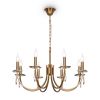 Люстра Подвесная Freya Forte FR1006PL-08G Золото, Металл / Фрея.