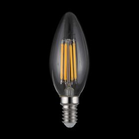 Лампа Филаментная Диммируемая Voltega Candle dim E14 5W 4000K 8461 Прозрачная, Стекло / Вольтега.