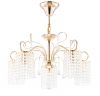 Люстра Хрустальная Freya Leona FR1127-PL-05-G Золото, Металл / Фрея.