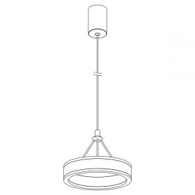Светильник Подвесной Citilux Дуэт CL719010 LED Белый / Ситилюкс.