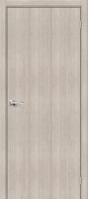 Межкомнатная Дверь с Экошпоном Bravo Браво-0 Cappuccino Melinga 550x1900мм (Полотно+Коробка+5 Наличников) / Браво.