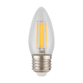 Лампа Филаментная Диммируемая Voltega Candle dim E27 5W 3000K 8462 Прозрачная, Стекло / Вольтега.