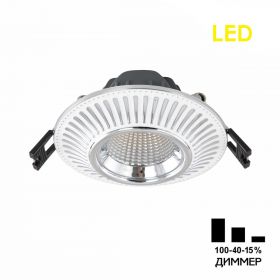 Встраиваемый Светильник с Диммером Citilux Дзета CLD042NW1 LED / Ситилюкс.