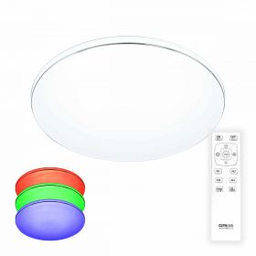 Светильник с Пультом Citilux Лаконика CL725480G LED RGB Белый / Ситилюкс.