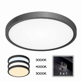 Светильник Накладной Citilux Бейсик CL738241V Чёрный / Ситилюкс.
