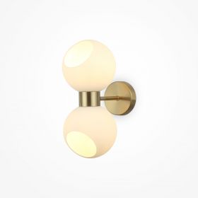 Бра Freya Bony FR5394WL-02BS Латунь, Белый.