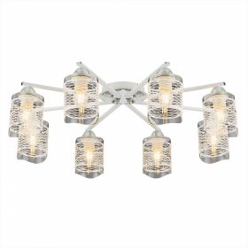 Люстра Потолочная Citilux Лора CL146187 Белая / Ситилюкс.