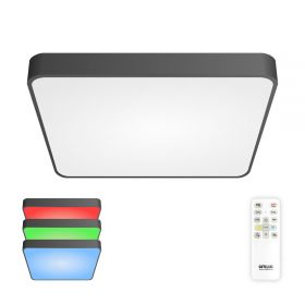 Светильник с Пультом Citilux Купер CL724K95G1 LED RGB Чёрный / Ситилюкс.