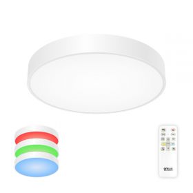 Светильник с Пультом Citilux Купер CL72470G0 LED RGB Белый / Ситилюкс.