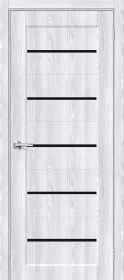 Межкомнатная Дверь с Экошпоном Bravo Мода-22 Black Line Riviera Ice 600x2000мм (Полотно 1шт) / Браво.