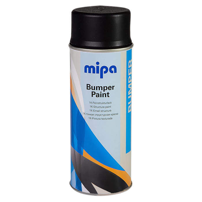 Mipa Bumper Paint 1K Структурная краска для бампера аэрозольная серая DB 7354, объем 400мл.