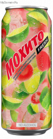 Мохито Fresh Клубничный 0,45л/жб