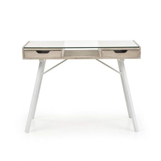 Стол письменный, компьютерный B-33 (дуб сонома/белый)