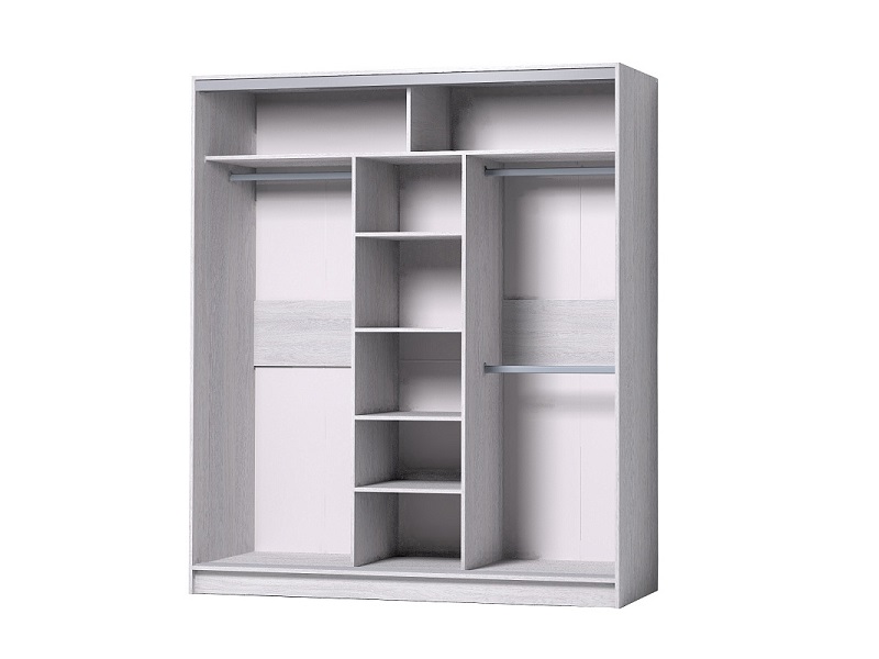 Шкаф-купе Strike 1800 Ясень Анкор светлый с зеркалом