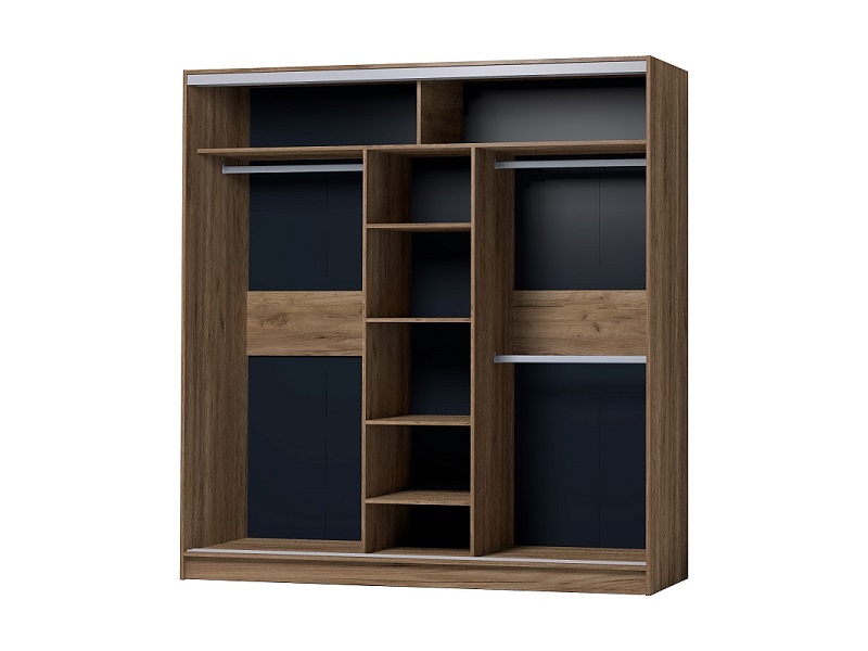 Шкаф-купе Strike  2000 Дуб табачный с зеркалом