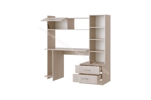 Стол компьютерный "ПКС-7" Анкор светлый