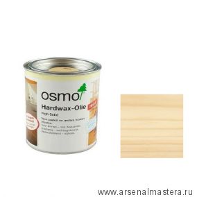 Новинка! Масло с твердым воском Osmo 3062 бесцветное матовое 0,22 л Hartwachs-Ol Original для внутренних работ Osmo-3062-0.22 10300040_2