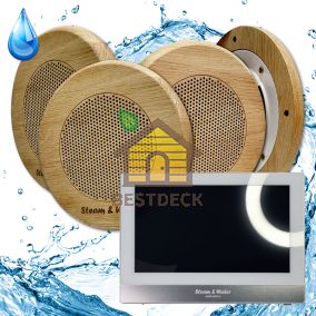 Комплект домашней акустической системы с караоке-усилителем Steam & Water SOUND SAUNA R4