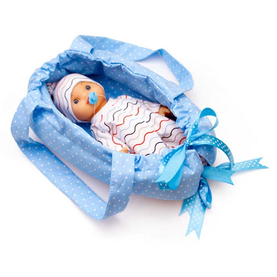 Пупс "Гриша" в переноске